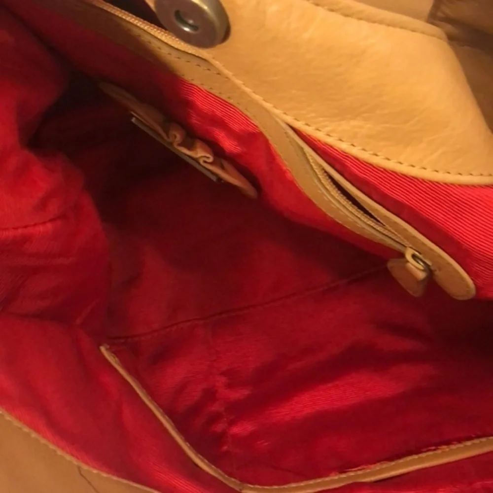 Fiore by Isabella Fiore brown leather hobo bag